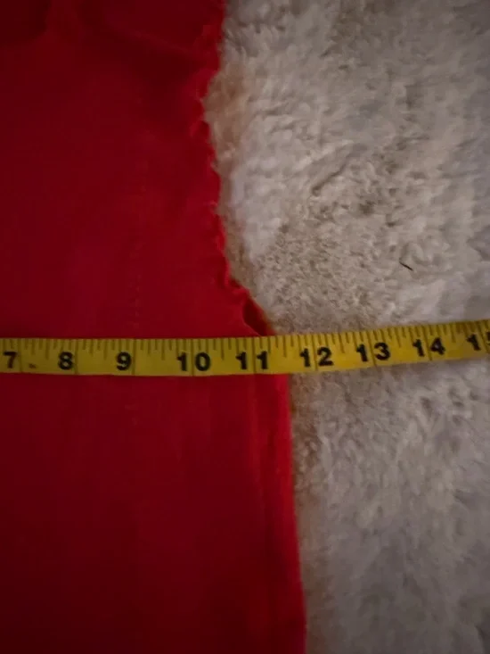 Very J Red Ruffle-Edge Ribbed Tank - Picture 5 of 7